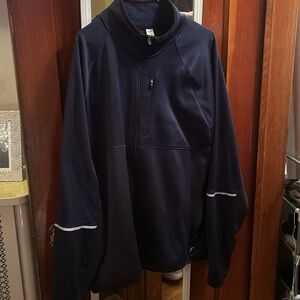 Navy Blue Dri Fit Zip Up